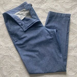 Talbots Women’s Girlfriend Chambray Chino Pants Size 12